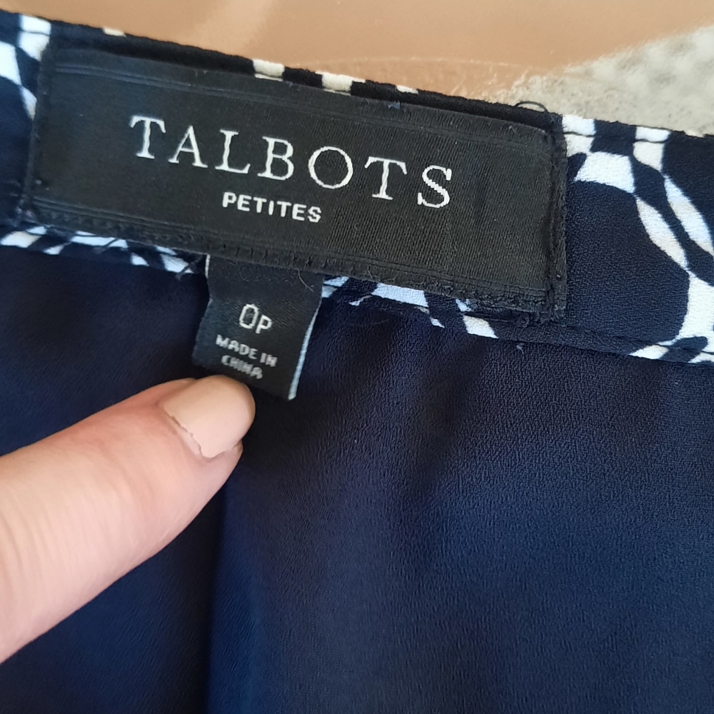 Talbot's Geometric Print Skirt - Picture 3 of 7